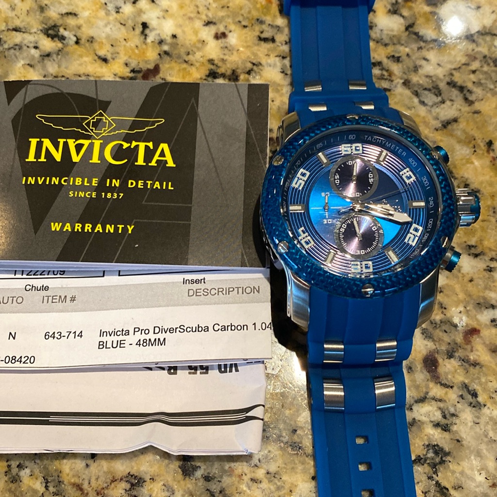 Invicta Pro Diver Scuba Quartz Watch, Model 24150.